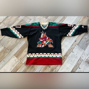 90's Vintage Starter NHL Phoenix Coyotes #97 Jeremy Roenick Jersey